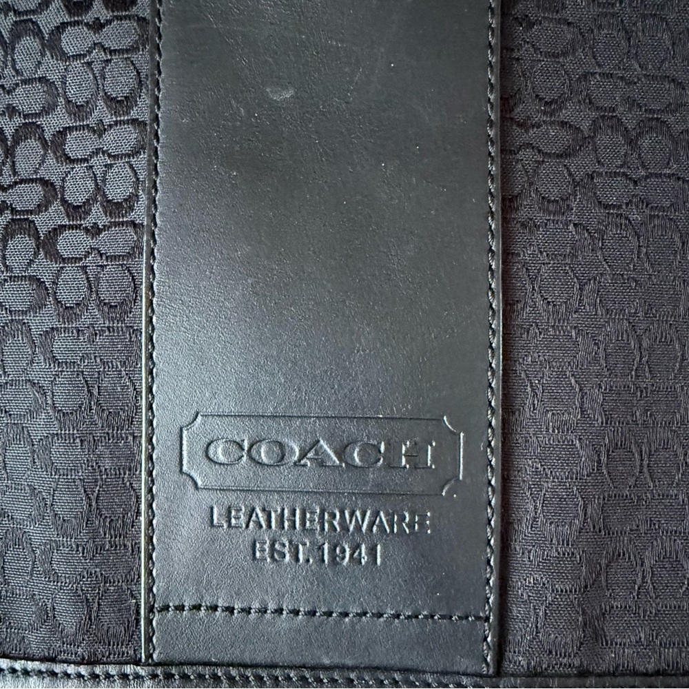 Coach Hudson Black Commuter Bag - Picture 4 of 9